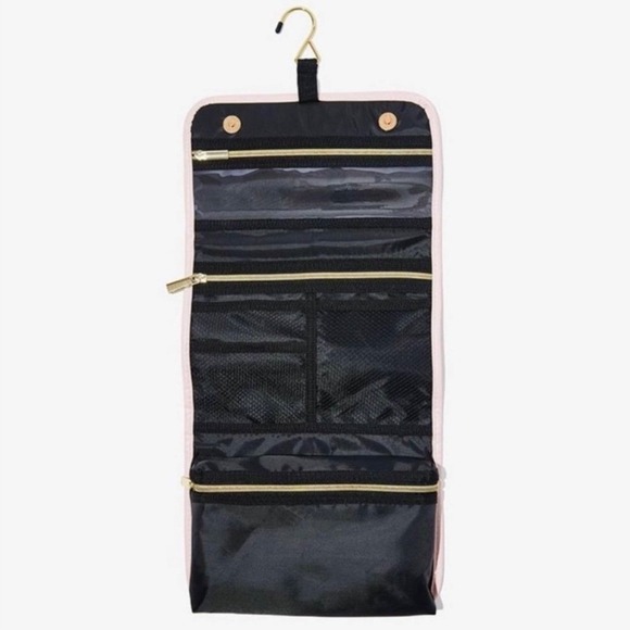 Nine West Hanging Makeup‎ Organizer Floral Travel Cosmetic Bag New - Picture 12 of 16